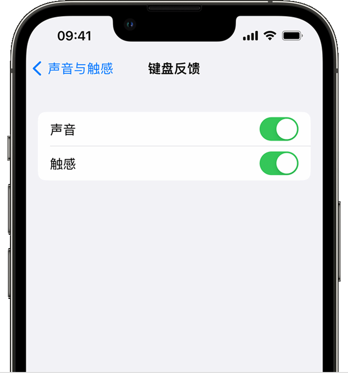 崇信苹果14维修店分享如何在 iPhone 14 机型中使用触感键盘 