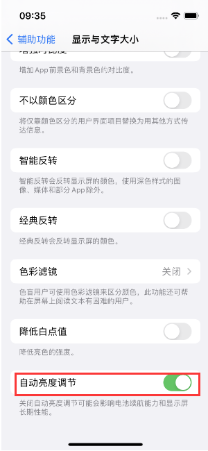 崇信苹果15维修店分享iPhone 15 Pro系列屏幕亮度 